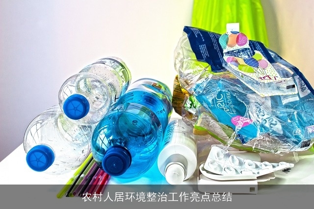 农村人居环境整治工作亮点总结