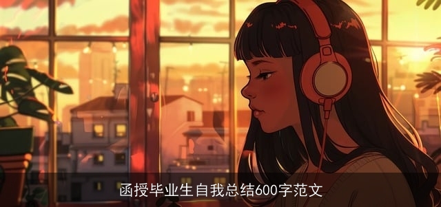 函授毕业生自我总结600字范文