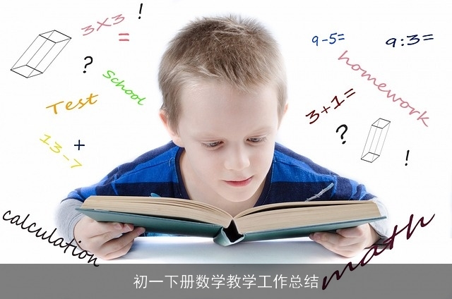 初一下册数学教学工作总结