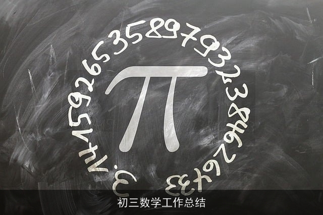 初三数学工作总结