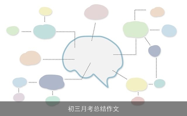 初三月考总结作文