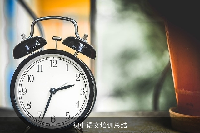 初中语文培训总结