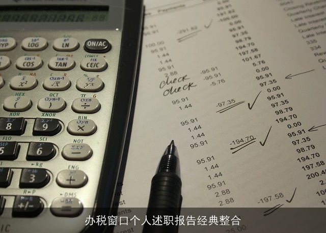 办税窗口个人述职报告经典整合