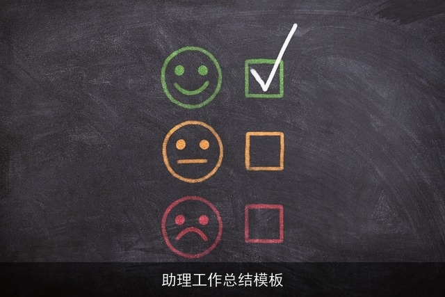 助理工作总结模板