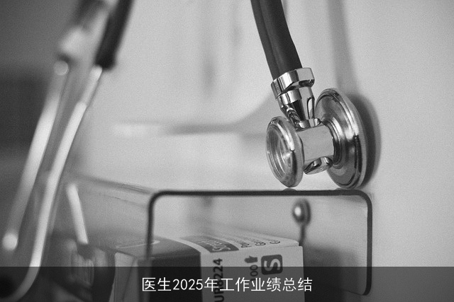 医生2025年工作业绩总结