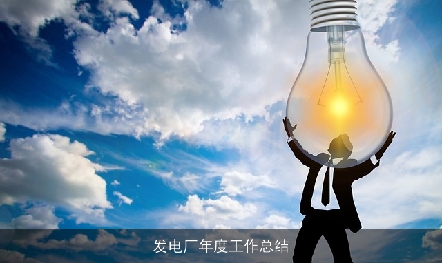 发电厂年度工作总结