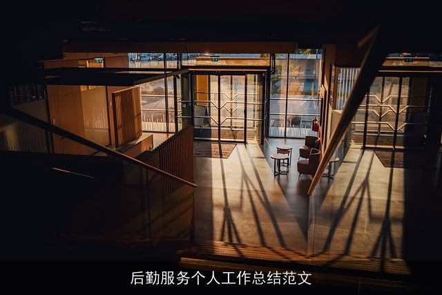 后勤服务个人工作总结范文