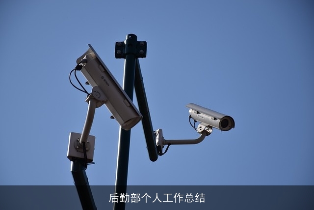 后勤部个人工作总结