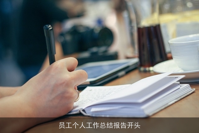 员工个人工作总结报告开头