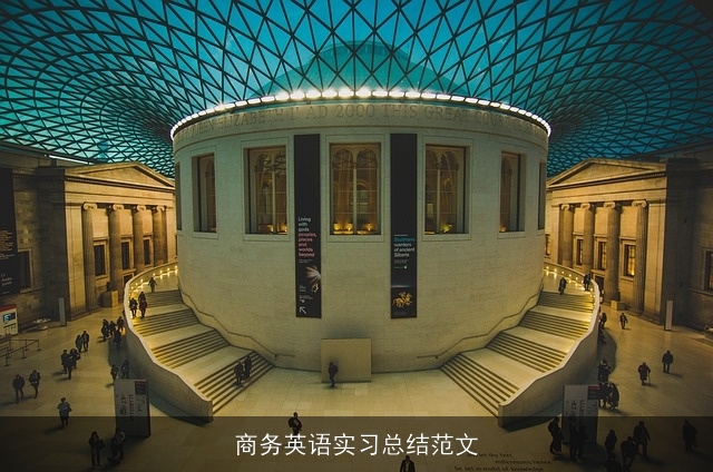 商务英语实习总结范文