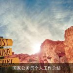 国家公务员个人工作总结