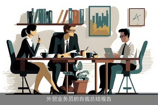 外贸业务员的自我总结报告