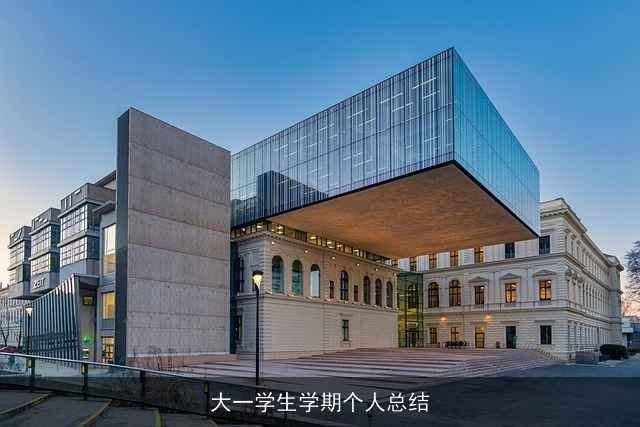 大一学生学期个人总结
