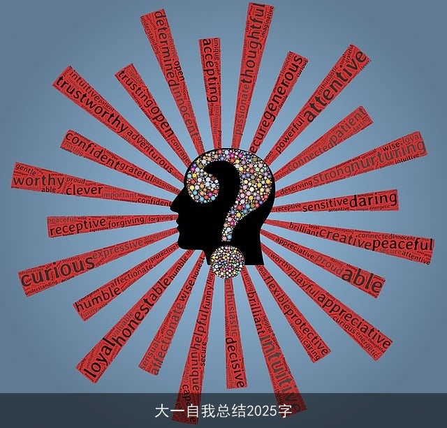 大一自我总结2025字