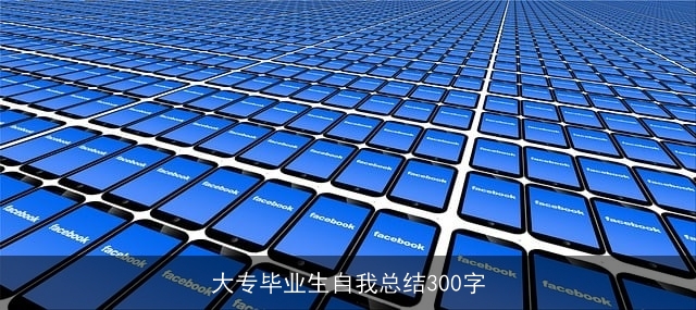 大专毕业生自我总结300字