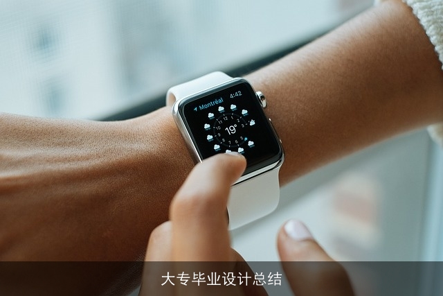 大专毕业设计总结