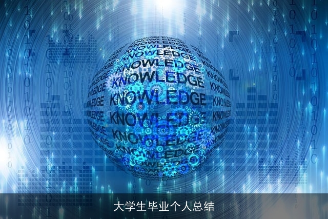 大学生毕业个人总结