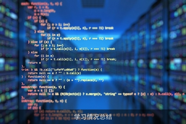学习情况总结