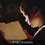 学习部工作总结范文