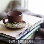 学校第29个爱国卫生月总结