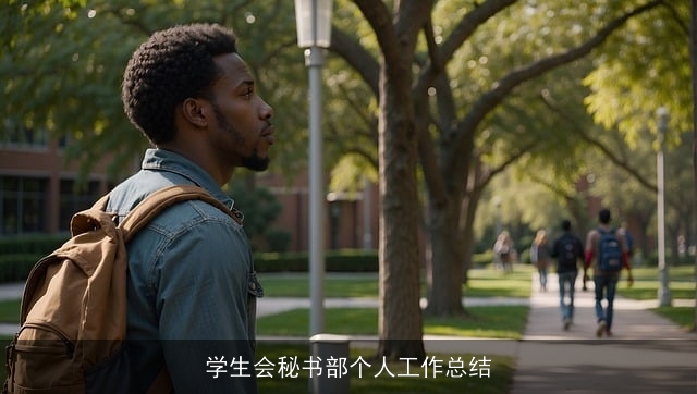 学生会秘书部个人工作总结