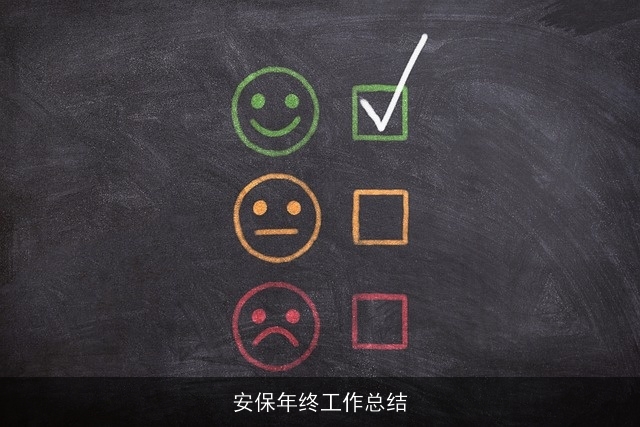 安保年终工作总结