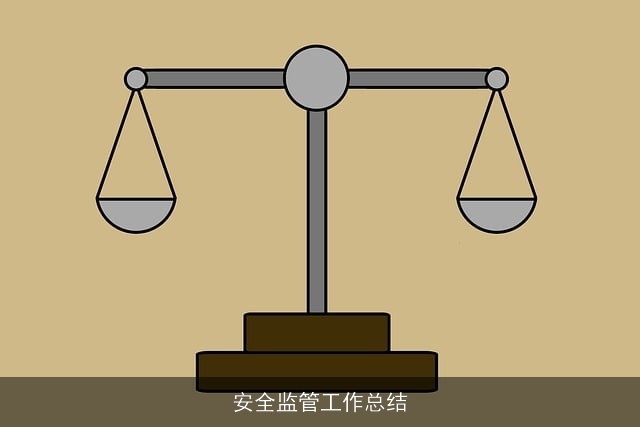 安全监管工作总结
