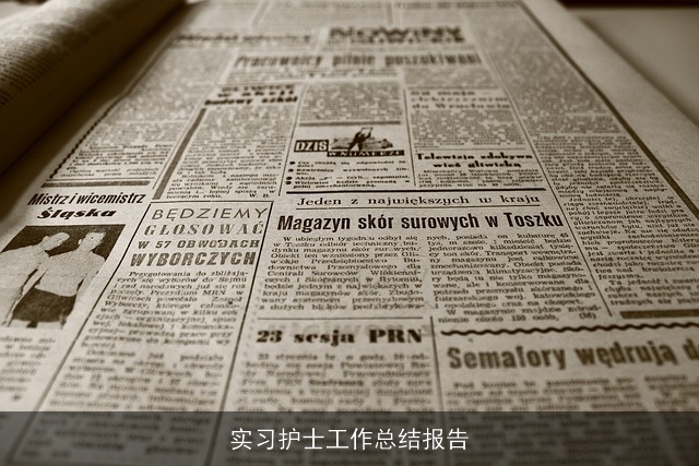 实习护士工作总结报告