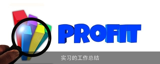 实习的工作总结