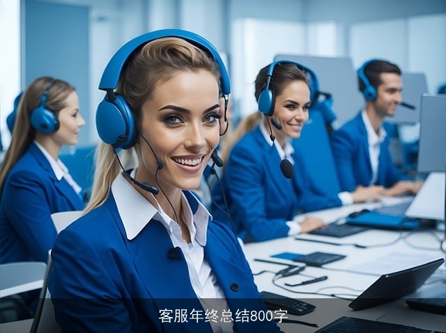 客服年终总结800字