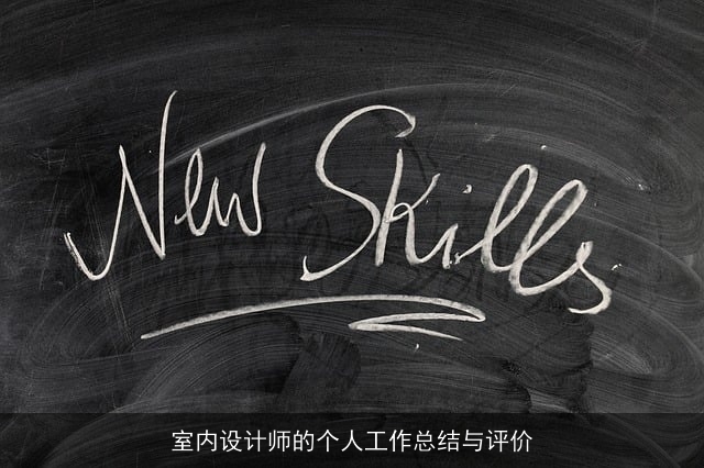 室内设计师的个人工作总结与评价