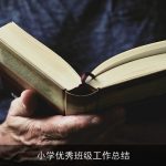 小学优秀班级工作总结