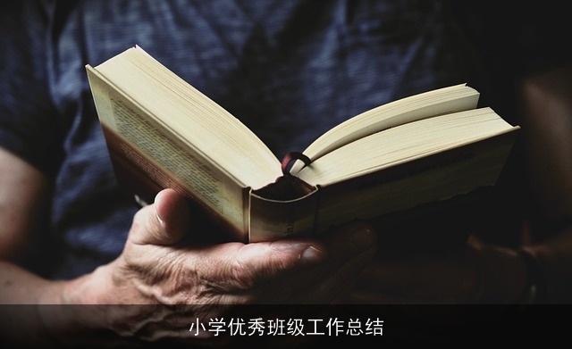 小学优秀班级工作总结