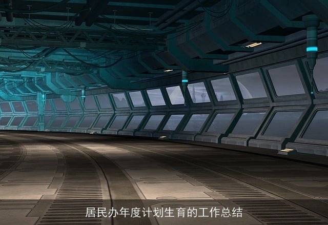 居民办年度计划生育的工作总结