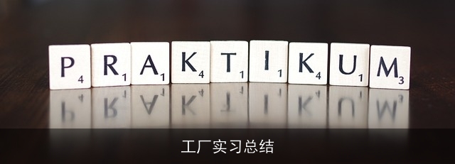 工厂实习总结