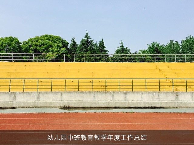 幼儿园中班教育教学年度工作总结
