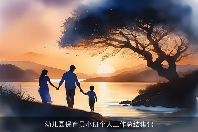 幼儿园保育员小班个人工作总结集锦