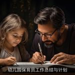 幼儿园保育员工作总结与计划