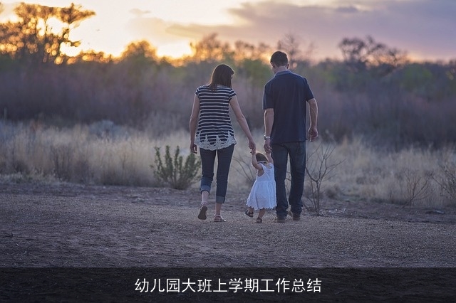 幼儿园大班上学期工作总结