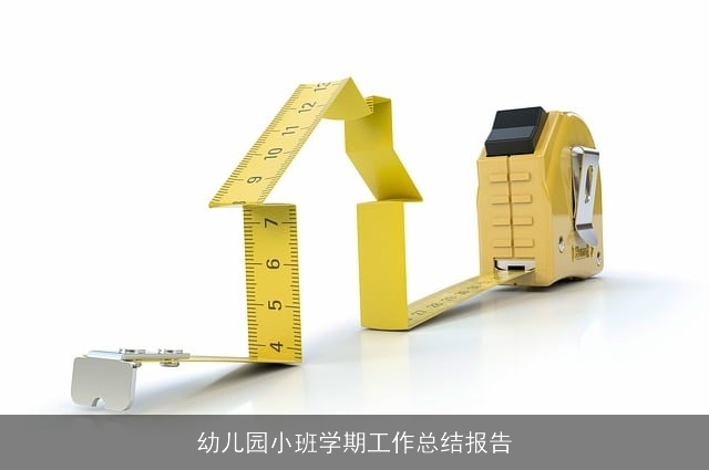 幼儿园小班学期工作总结报告