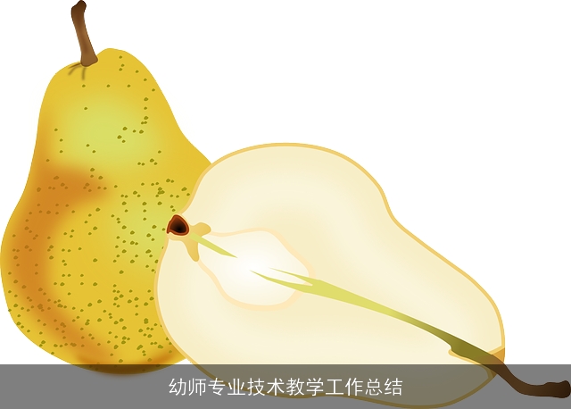 幼师专业技术教学工作总结