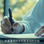 开展暑假社会实践活动的总结