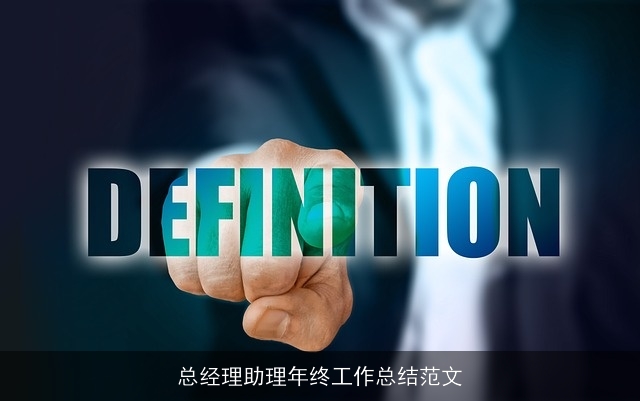总经理助理年终工作总结范文
