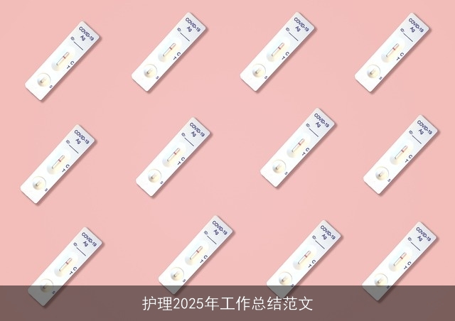 护理2025年工作总结范文