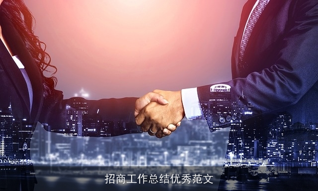 招商工作总结优秀范文