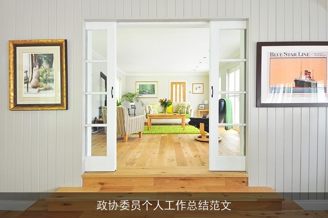 政协委员个人工作总结范文