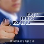 教师顶岗实习自我总结