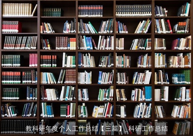 教科研年度个人工作总结【三篇】_科研工作总结