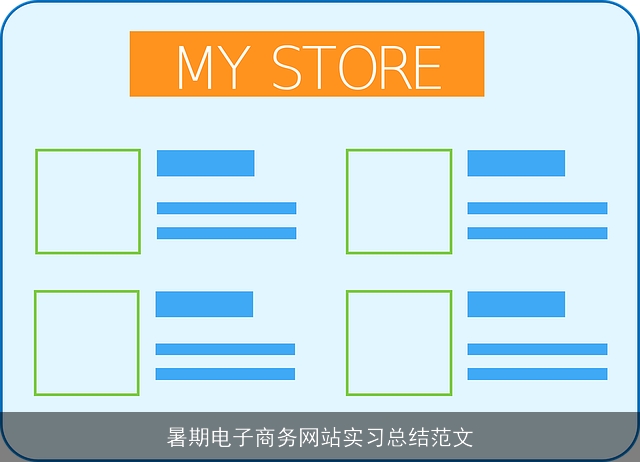 暑期电子商务网站实习总结范文
