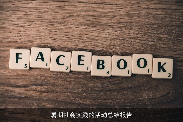 暑期社会实践的活动总结报告